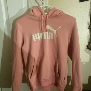 Womens Puma Pink Hoodie